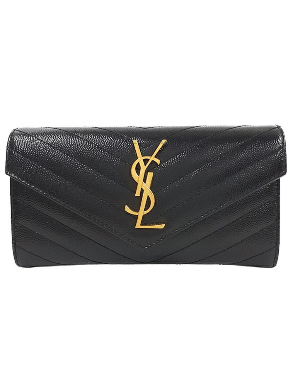 SAINT LAURENT PARIS Saint Paris Cassandra Matelasse Flap Wallet Bi fold